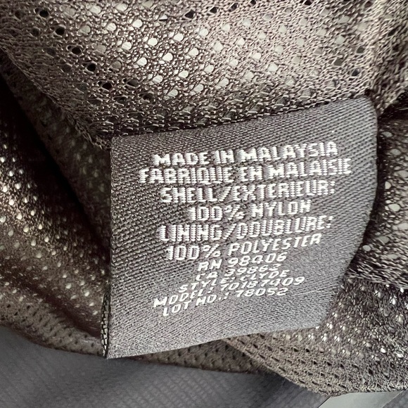 Men’s “Theory” Black Hoodie Windbreaker - Picture 5 of 6